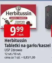 E.Leclerc Suplement diety w pastylkach do ssania mentol i eukaliptus Herbitussin Intense oferta