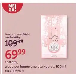 Rossmann Woda perfumowana Lattafa Yara oferta