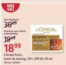 Rossmann Krem do twarzy na dzień L'oreal Ekspert Wieku 70+ oferta