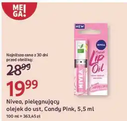 Rossmann Olejek do ust candy pink Nivea Caring Lip Oil oferta