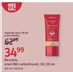 Rossmann Krem bb 02 medium Bourjois Healthy Mix oferta