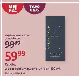 Rossmann Woda perfumowana galacticum Esotiq X Marcelina Zawadzka oferta
