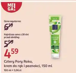 Rossmann Krem do rąk i paznokci glicerynowy nawilżający Cztery Pory Roku oferta