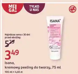 Rossmann Peeling do twarzy Isana oferta