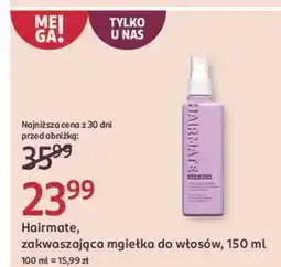 Rossmann Mgiełka do włosów zakwaszająca Hairmate oferta