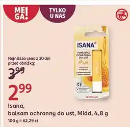 Rossmann Pomadka ochronna do ust miód Isana oferta