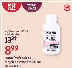 Rossmann Olejek do włosów plex Isana Professional oferta