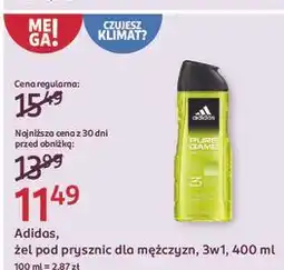 Rossmann Żel pod prysznic 3w1 Adidas Men Pure Game oferta
