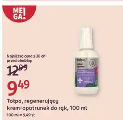 Rossmann Krem opatrunek do rąk regenerujący Tołpa Urban Garden oferta