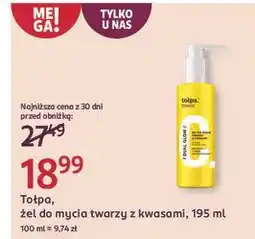 Rossmann Żel do mycia twarzy z kwasami i witaminą c Tołpa Bionic oferta