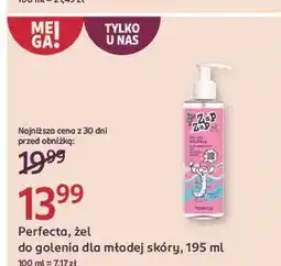 Rossmann Żel do golenia dla młodej skóry Perfecta Zap oferta