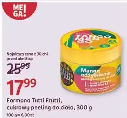 Rossmann Peeling do ciała mango odżywienie Farmona Tutti Frutti oferta