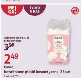 Rossmann Płatki kosmetyczne Isana oferta