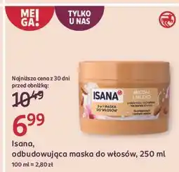 Rossmann Maska do włosów mleczko migdałowe Isana oferta