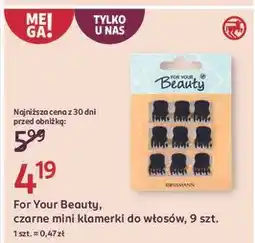 Rossmann Spinki do włosów motylki For Your Beauty oferta