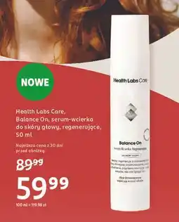 Rossmann Serum-wcierka do skóry głowy Health Labs Care Balance On oferta