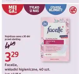 Rossmann Wkładki higieniczne classic lang Facelle oferta