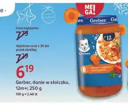 Rossmann Obiadek risotto z indykiem i warzywami Gerber Junior oferta
