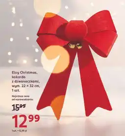 Rossmann Kokarda z dzwoneczkami 22 x 32 cm Eloy Christmas oferta