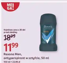 Rossmann Dezodorant cobalt dry Rexona Men Advanced Protection oferta