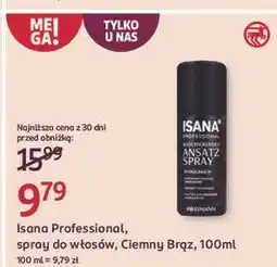 Rossmann Spray do włosów ciemny brąz Isana Professional oferta