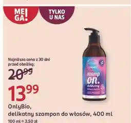 Rossmann Szampon do włosów delikatny Onlybio oferta