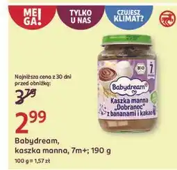 Rossmann Kaszka mleczna bananowo-zbożowo-kakaowa Babydream oferta