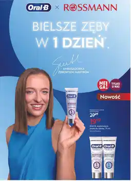 Rossmann Pasta do zębów intensive whitening bright brilliance Oral-B Pro 3Dwhite Clinical oferta