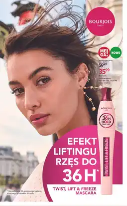 Rossmann Tusz do rzęs twist lift & freeze Bourjois oferta
