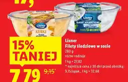 Lidl Filety śledziowe w sosie Lisner oferta
