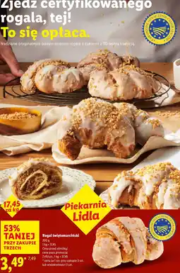 Lidl Rogal świętomarcińsiki Piekarnia Lidla oferta