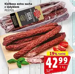 Prim Market Kiełbasa extra sucha z indykiem PEKPOL oferta