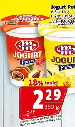 Prim Market Jogurt Polski 6-7/1 kg różne rodzaje MLEKOVITA oferta