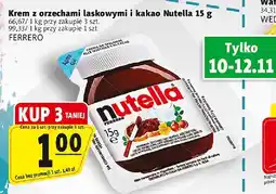 Prim Market Krem z orzechami laskowymi i kakao Nutella 15 g FERRERO oferta