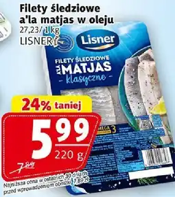 Prim Market Filety śledziowe lis matjas w oleju klasyczne LISNER oferta