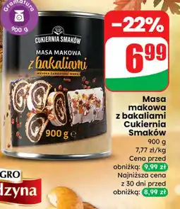 Dino Masa makowa Cukiernia Smaków oferta