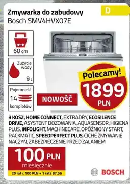 Kakto Zmywarka do zabudowy Bosch oferta