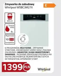 Kakto Zmywarka do zabudowy Whirlpool oferta