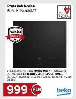 Kakto Płyta indukcyjna Beko oferta