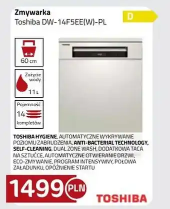 Kakto Zmywarka Toshiba oferta