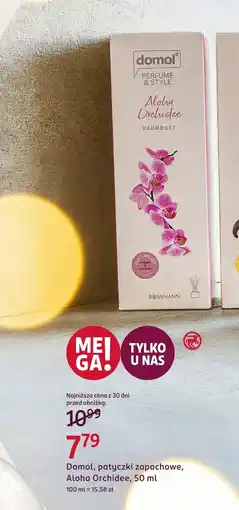 Rossmann Patyczki zapachowe Domol oferta