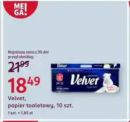 Rossmann Papier toaletowy Velvet oferta