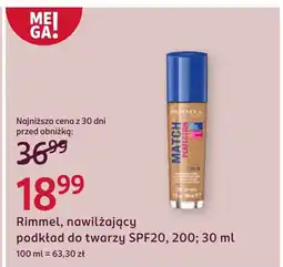 Rossmann Podkład do twarzy Rimmel oferta