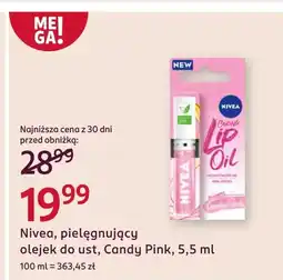 Rossmann Olejek do ust Nivea oferta