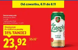 Lidl Piwo Zatecky oferta