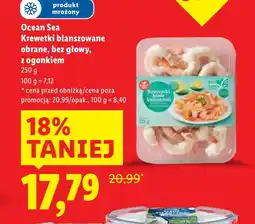 Lidl Blanszowane krewetki Ocean Sea oferta