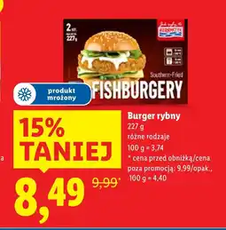 Lidl Burger rybny Abramczyk oferta