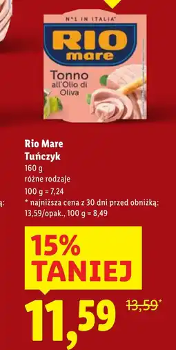 Lidl Tuńczyk Rio Mare oferta