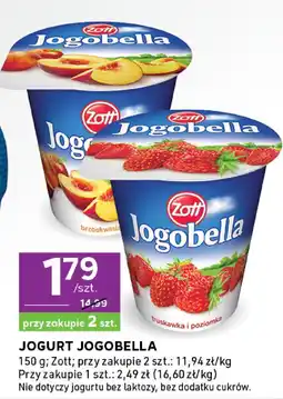 Stokrotka Jogurt Jogobella 250 g, różne rodzaje Zott oferta