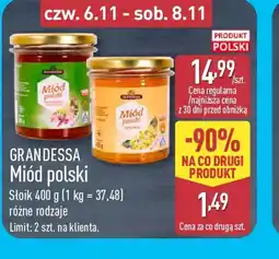 ALDI GRANDESSA Miód polski oferta